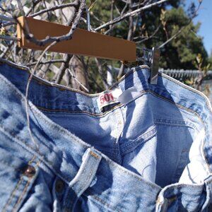 Vintage Men's 501 Levi's Original Straight Leg Button Fly  Made In Egypt